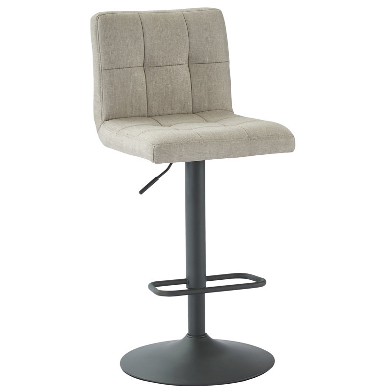 Ebern Designs Faustina Adjustable Height Swivel Bar Stool & Reviews